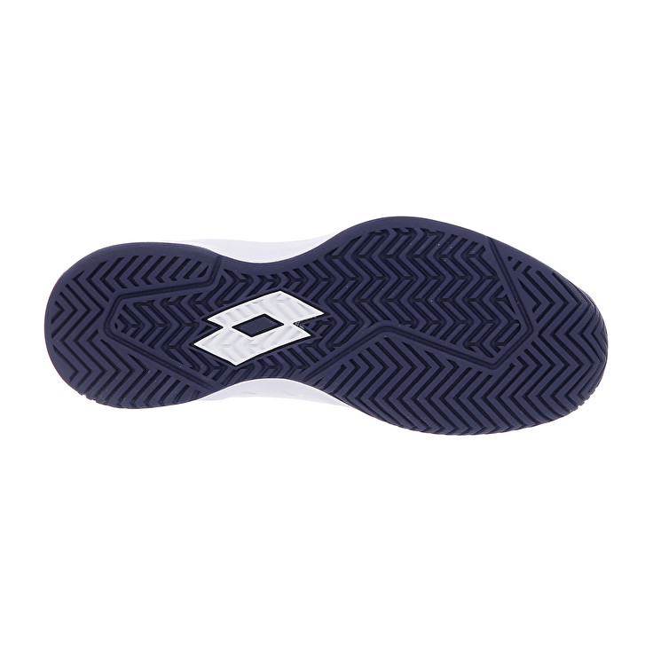 Women Lotto Mirage 600 Alr W Tennis Shoes White / Navy / Blue | 72405-TUVM