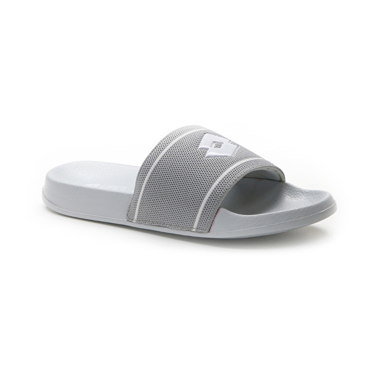 Women Lotto Moku W Slippers Grey / White | 67301-LYEK