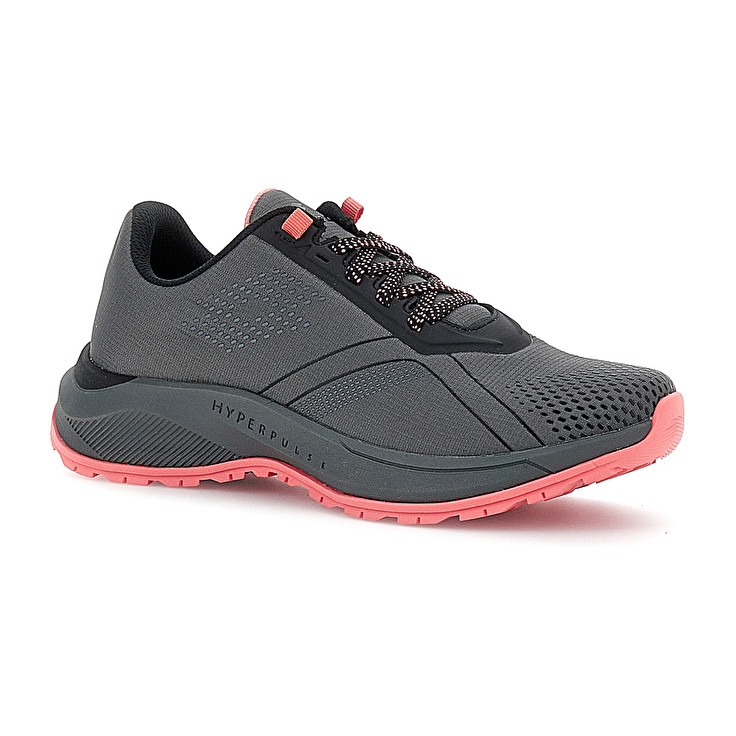 Women Lotto Moonrun 500 W Running Shoes Grey / Pink | 89371-DWTH