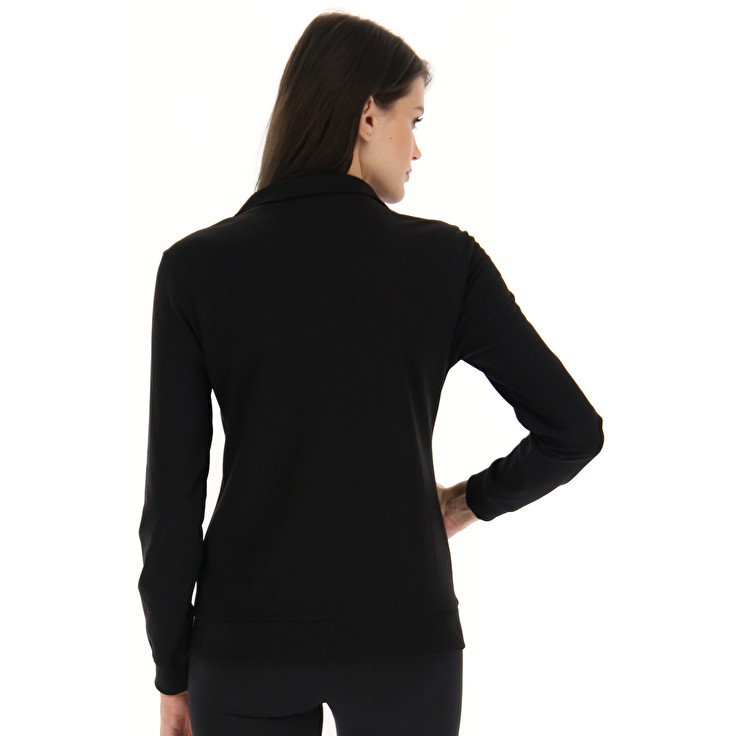 Women Lotto Msc W Fz Jackets Black | 06489-VHJA