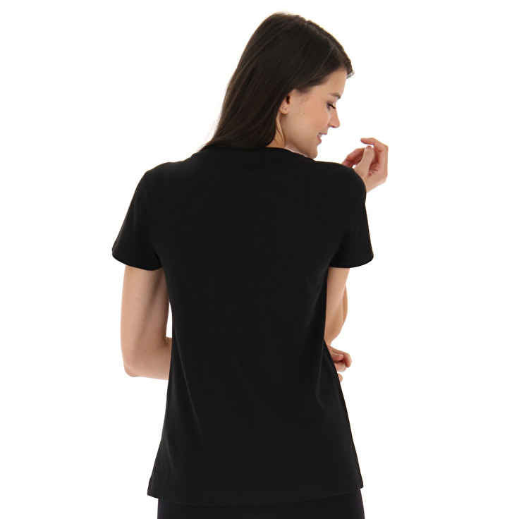 Women Lotto Msc W T-shirts Black | 72198-PHSD