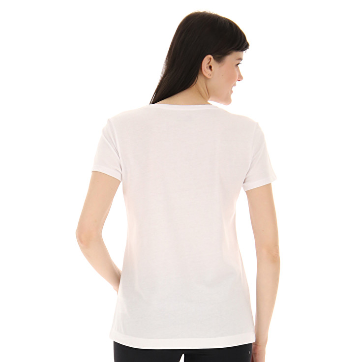 Women Lotto Msc W T-shirts White | 73602-YODK