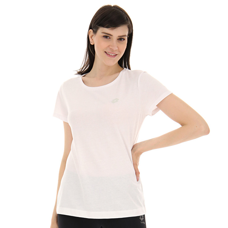 Women Lotto Msc W T-shirts White | 73602-YODK