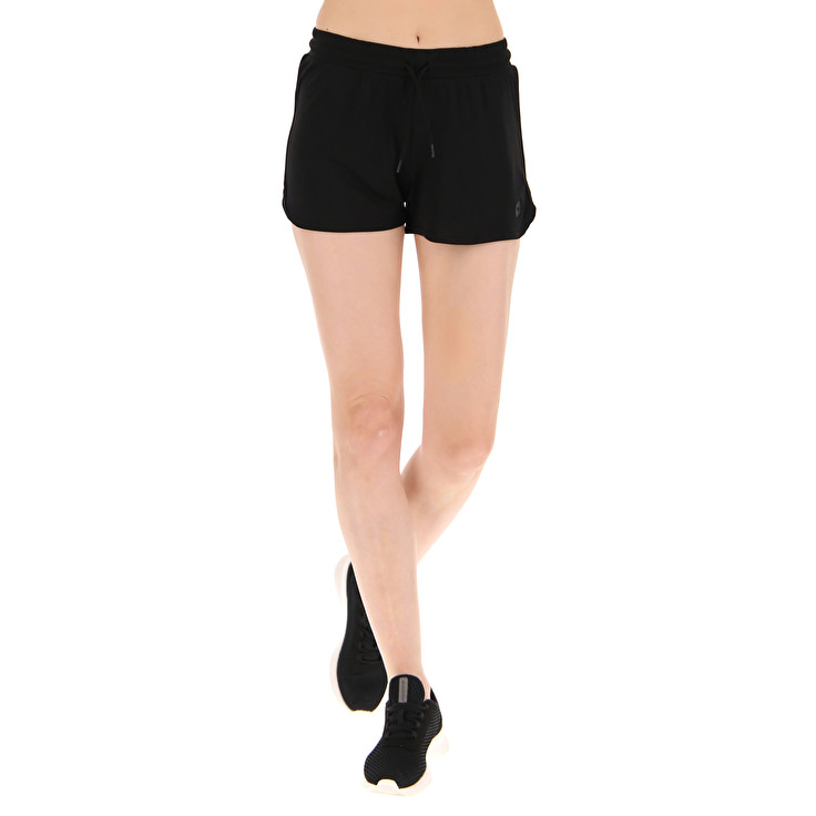 Women Lotto Msp W Shorts Black | 83270-EJVY