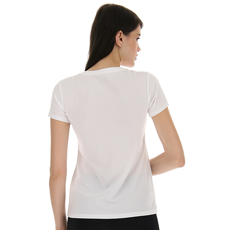 Women Lotto Msp W T-shirts White | 10784-OQRY