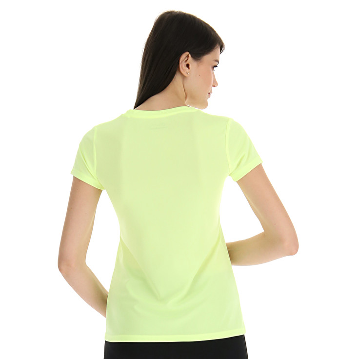 Women Lotto Msp W T-shirts Yellow | 61205-DWZQ