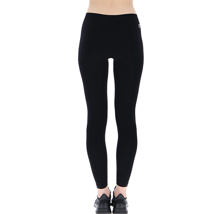 Women Lotto Run Fit W Sml Pants Black | 95123-BEKM