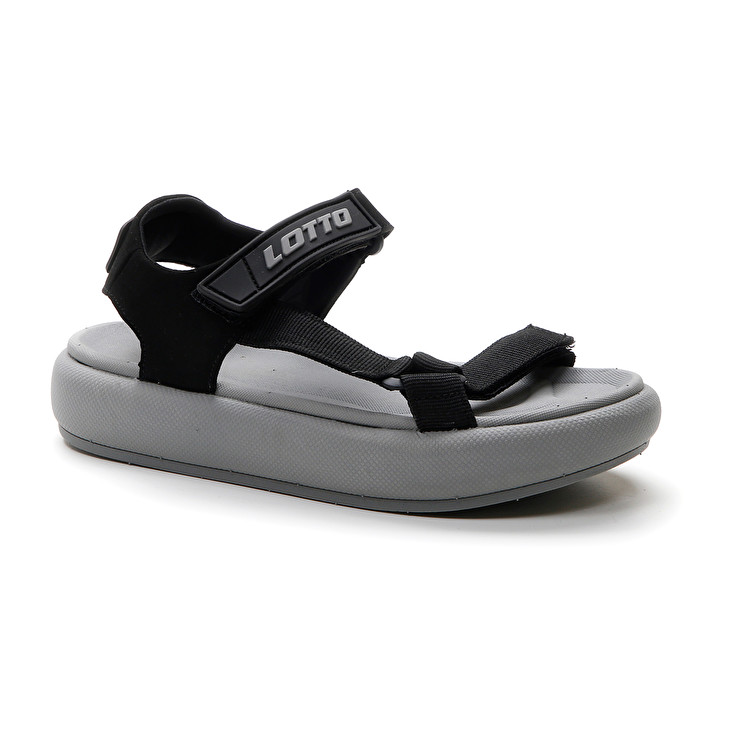 Women Lotto Scirocco 1 W Sandals Black | 86041-VJIB