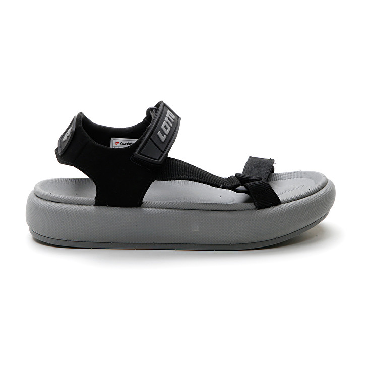 Women Lotto Scirocco 1 W Sandals Black | 86041-VJIB