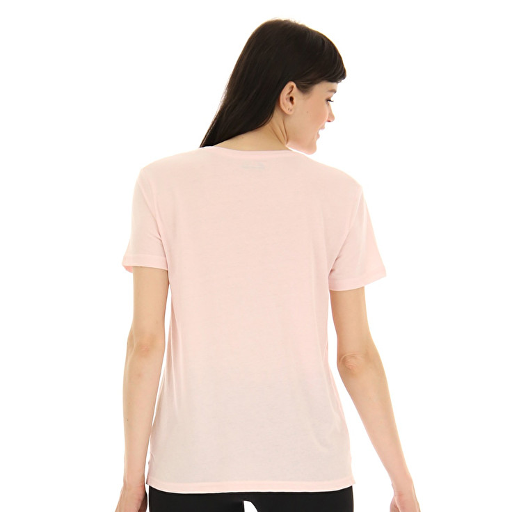 Women Lotto Smart W Iii T-shirts Pink | 89457-MSIQ