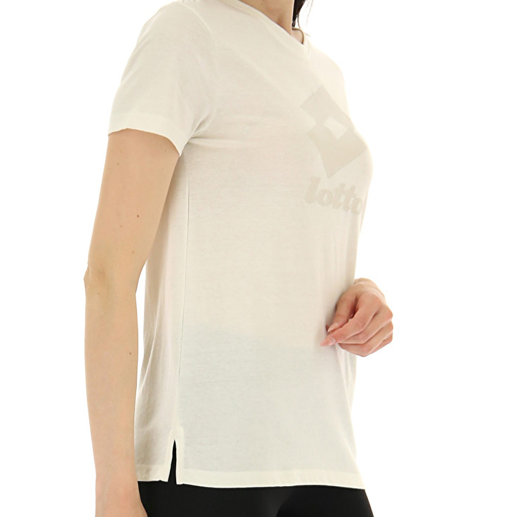 Women Lotto Smart W Iii T-shirts White | 92680-NFVL