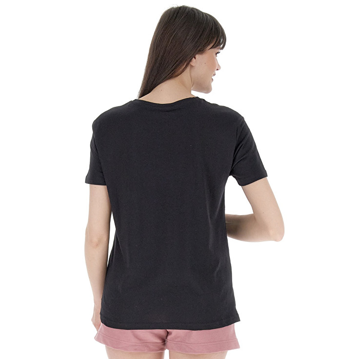 Women Lotto Smart W Iv T-shirts Black | 35820-MJLS