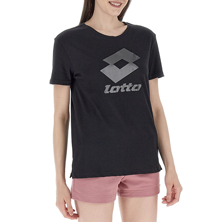 Women Lotto Smart W Iv T-shirts Black | 35820-MJLS