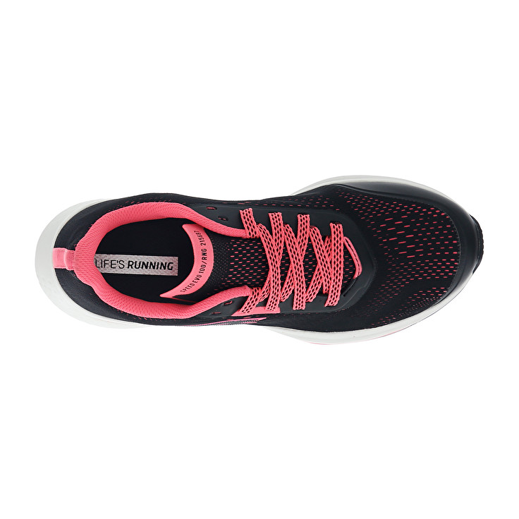 Women Lotto Speedevo 100 W Running Shoes Black / Pink | 59701-BNXM