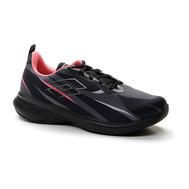 Women Lotto Speedevo 600 Iii W Running Shoes Black | 74816-KGDF