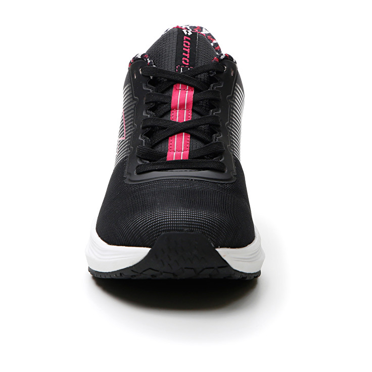 Women Lotto Speedevo 700 Ii Prt W Running Shoes Black / Pink | 89654-EAOM