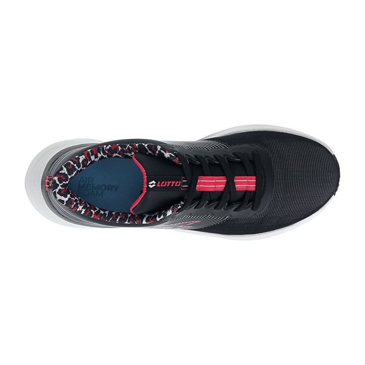 Women Lotto Speedevo 700 Ii Prt W Running Shoes Black / Pink | 89654-EAOM