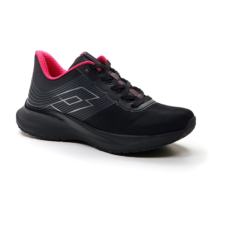 Women Lotto Speedevo 700 Ii W Running Shoes Black / Pink | 06174-EIKR