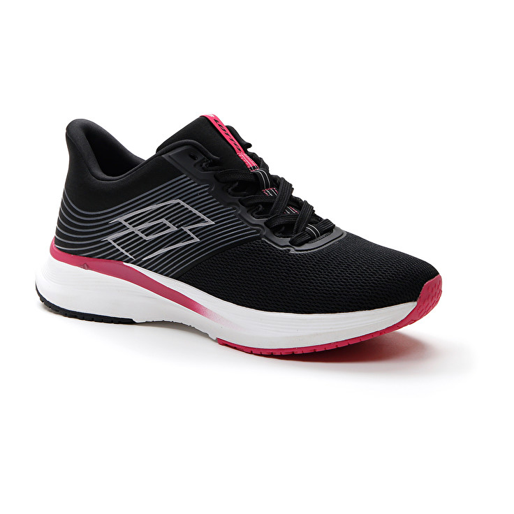 Women Lotto Speedevo 700 W Running Shoes Black | 38920-QPRB