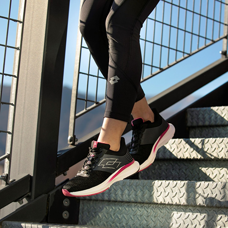 Women Lotto Speedevo 700 W Running Shoes Black | 38920-QPRB