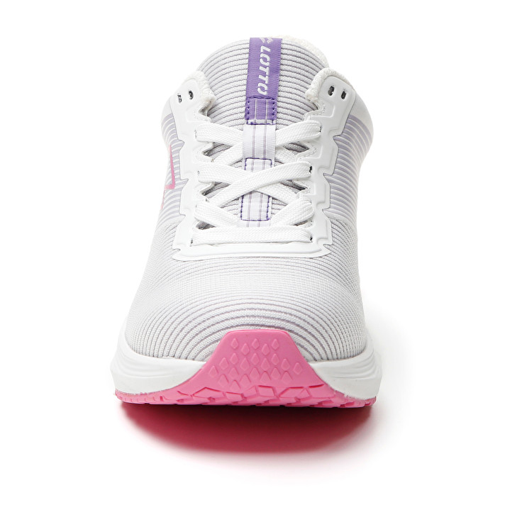 Women Lotto Speedevo 701 Iii W Running Shoes White / Purple / Purple | 42391-NQTL
