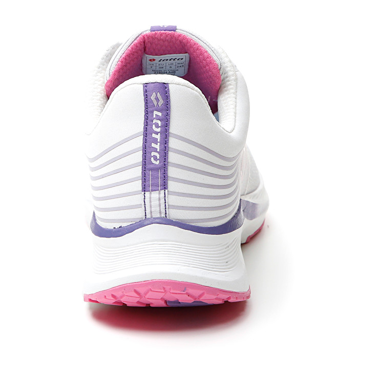 Women Lotto Speedevo 701 Iii W Running Shoes White / Purple / Purple | 42391-NQTL