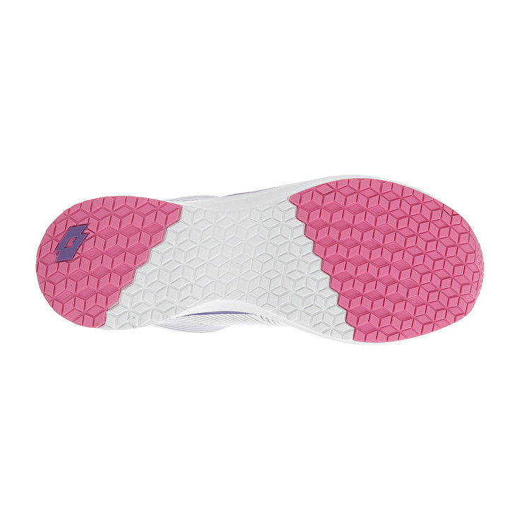 Women Lotto Speedevo 701 Iii W Running Shoes White / Purple / Purple | 42391-NQTL