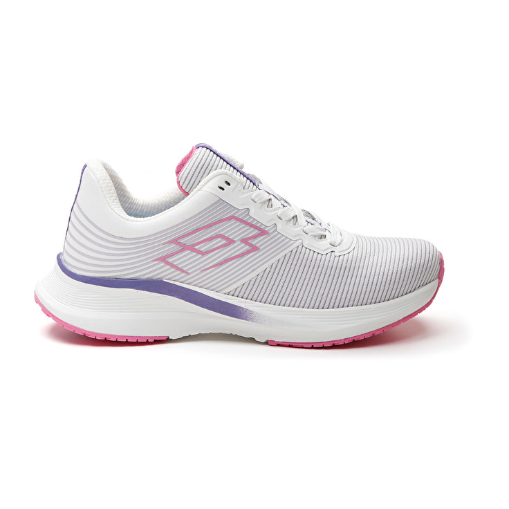 Women Lotto Speedevo 701 Iii W Running Shoes White / Purple / Purple | 42391-NQTL