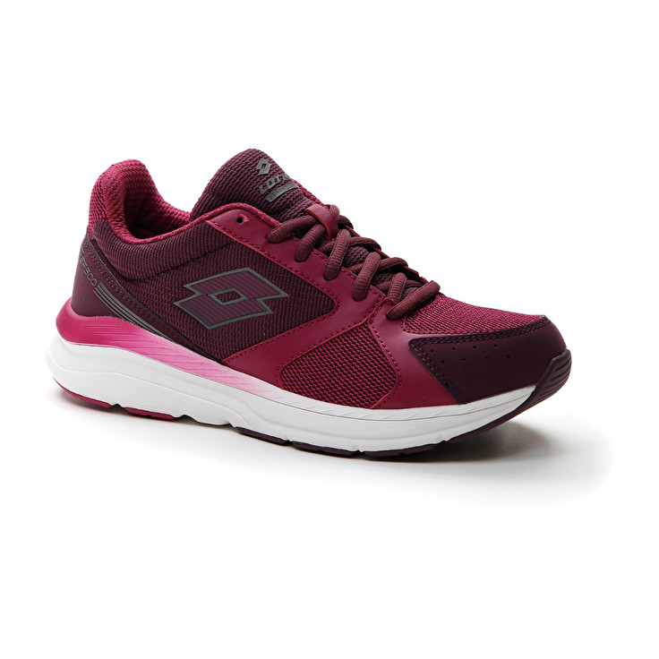 Women Lotto Speedride 600 Xii W Running Shoes Red | 60287-BWVD