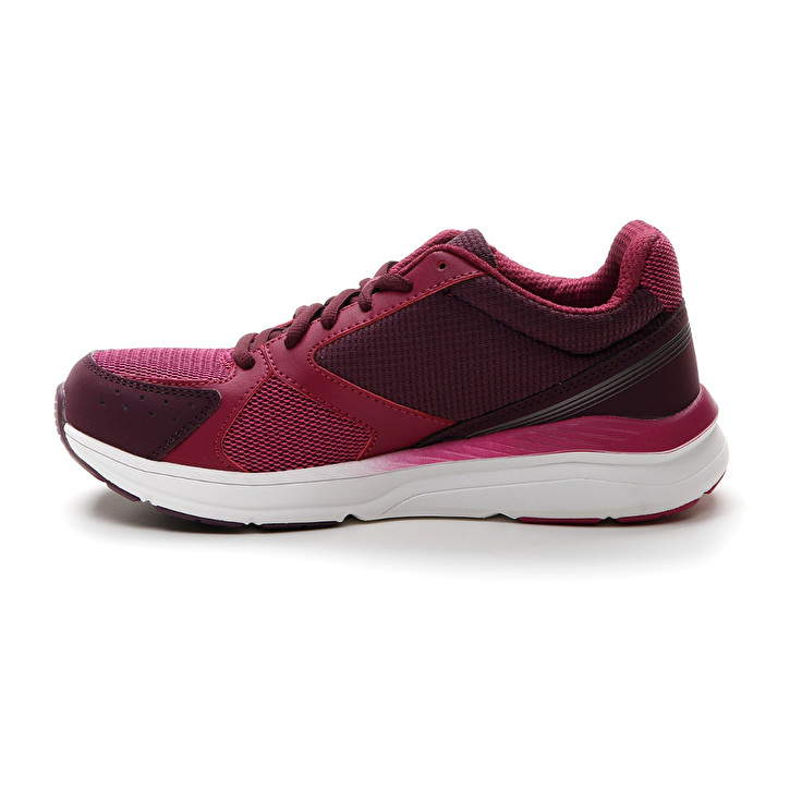 Women Lotto Speedride 600 Xii W Running Shoes Red | 60287-BWVD