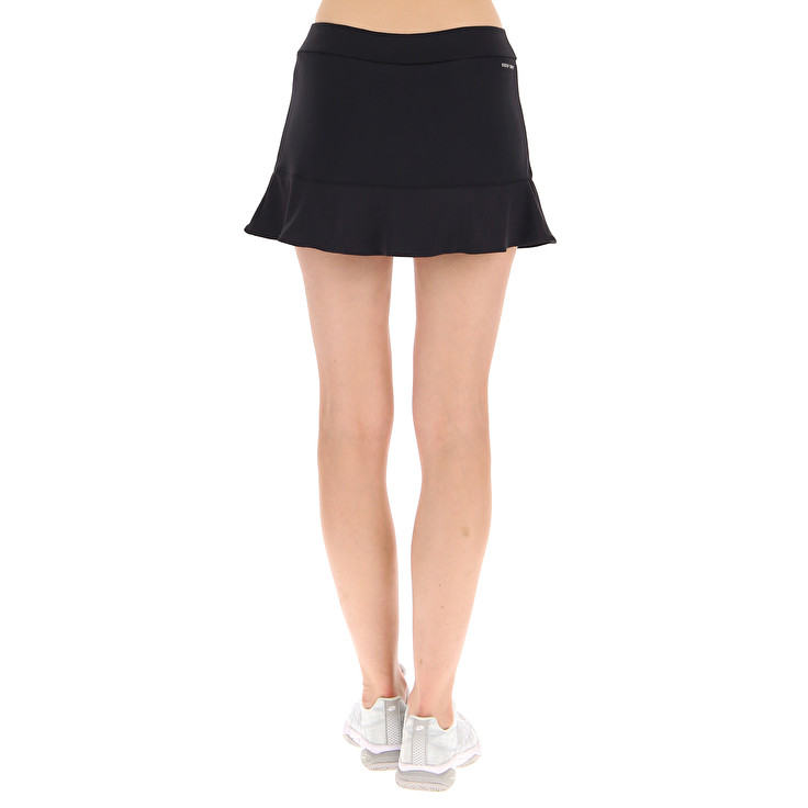 Women Lotto Squadra W Ii Pl Skirts Black | 28470-BEWC