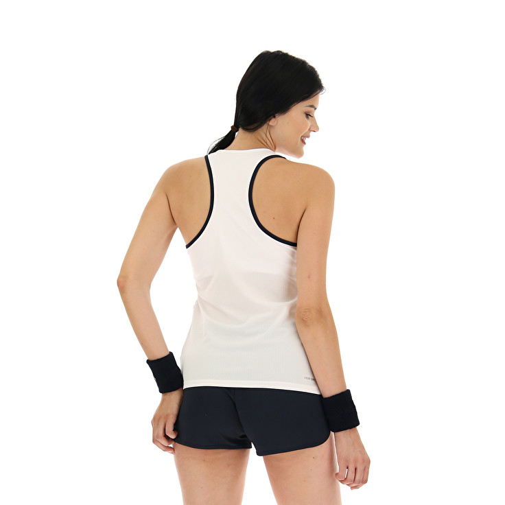 Women Lotto Squadra W Ii Pl Tanks White | 83754-LJWK