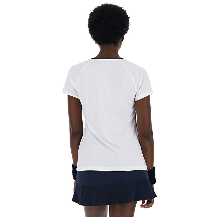 Women Lotto Squadra W Ii Pl T-shirts White | 65183-QGHU