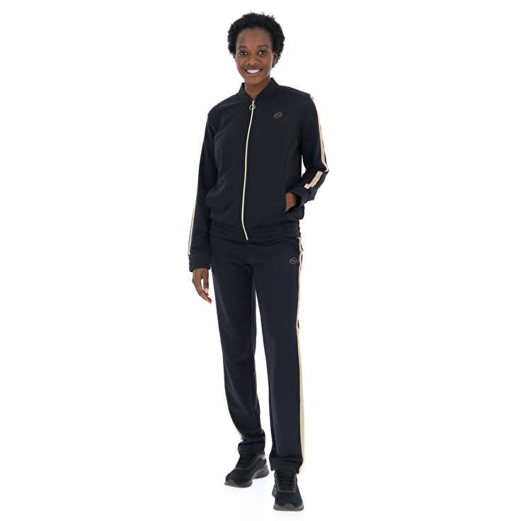 Women Lotto Suit Dori W V Pl Tracksuits Black | 56481-KTBD