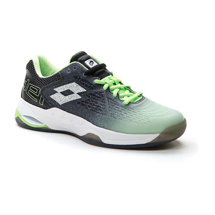 Women Lotto Superrapida 100 W Paddle Shoes Green / White / Black | 52046-JNPD