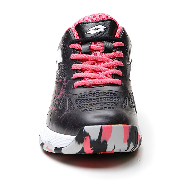 Women Lotto Superrapida 200 Iv W Paddle Shoes Black / Pink | 65741-KAHL