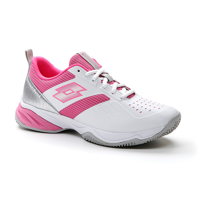 Women Lotto Superrapida 400 Iv W Paddle Shoes White / Pink | 65140-LHEU