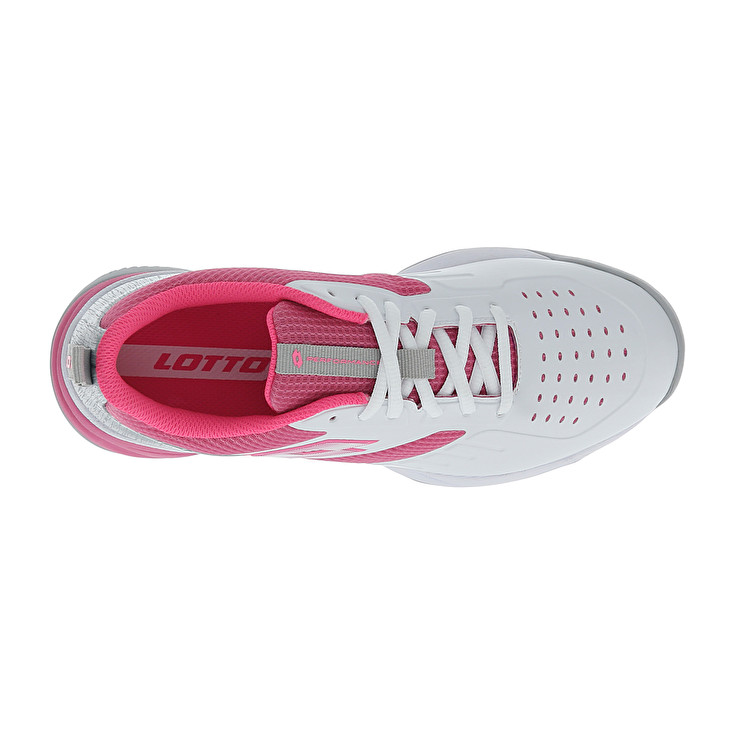 Women Lotto Superrapida 400 Iv W Paddle Shoes White / Pink | 65140-LHEU