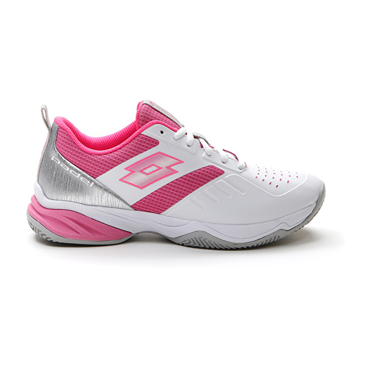 Women Lotto Superrapida 400 Iv W Paddle Shoes White / Pink | 65140-LHEU