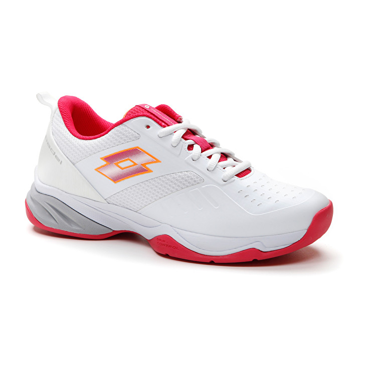 Women Lotto Superrapida 400 V W Paddle Shoes White / Red | 48203-AVZH