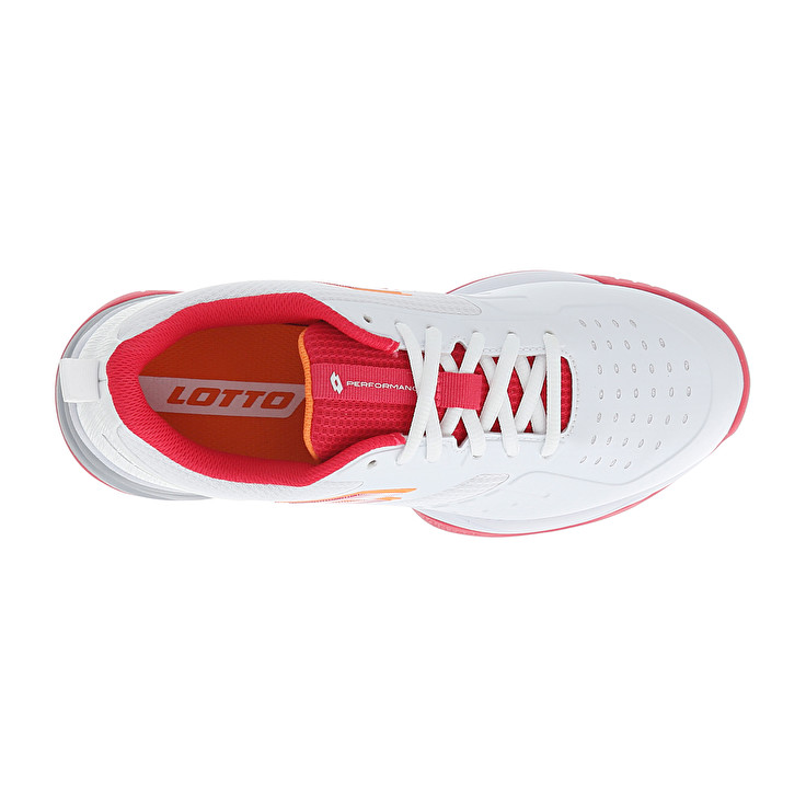 Women Lotto Superrapida 400 V W Paddle Shoes White / Red | 48203-AVZH
