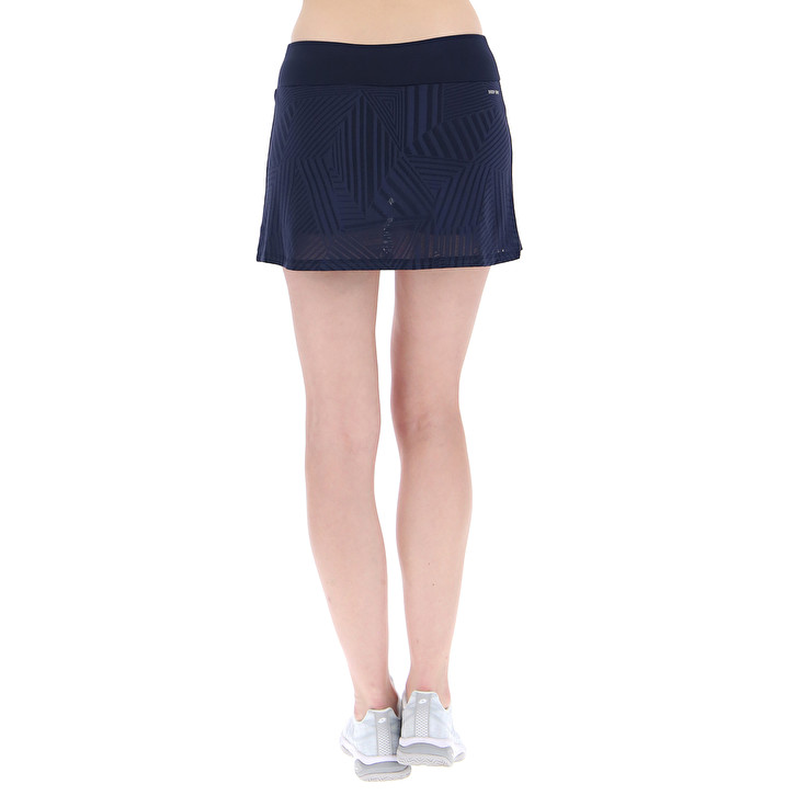 Women Lotto Superrapida W V Skirts Navy / Blue | 91543-HXWS