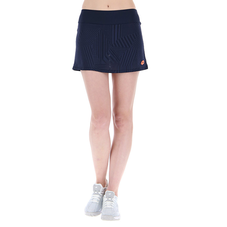 Women Lotto Superrapida W V Skirts Navy / Blue | 91543-HXWS