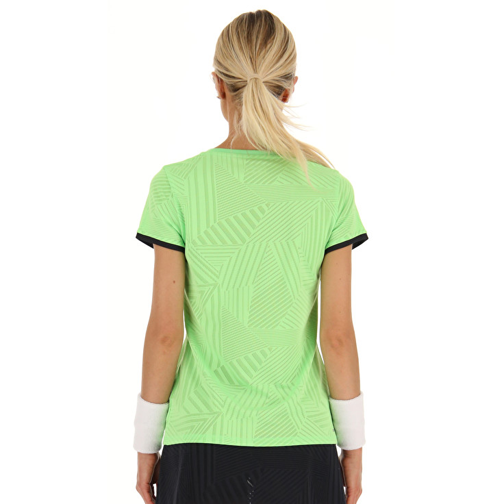 Women Lotto Superrapida W V T-shirts Green | 63495-KURI