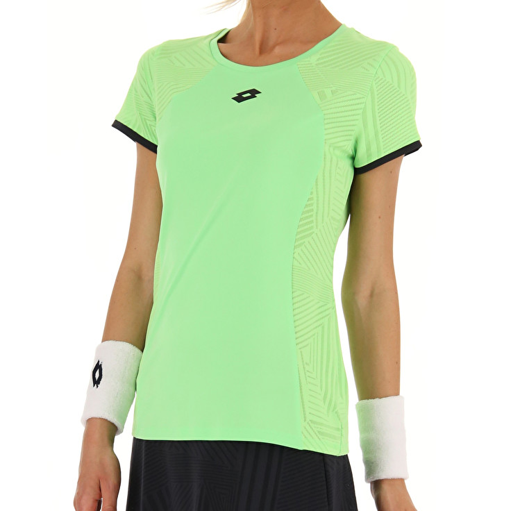 Women Lotto Superrapida W V T-shirts Green | 63495-KURI