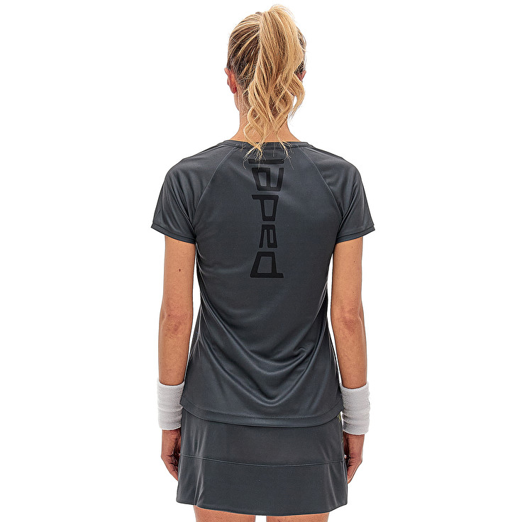 Women Lotto Superrapida W Vii T-shirts Grey | 65208-FDAV