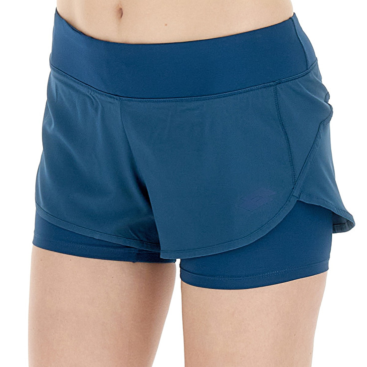 Women Lotto Tech W I - D1 Shorts Blue | 01547-LGCK