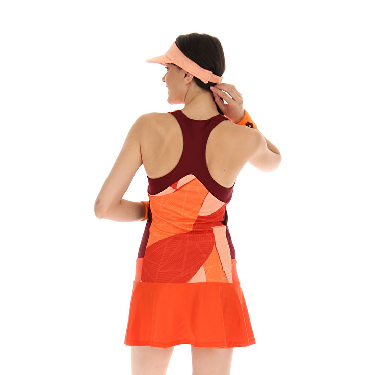 Women Lotto Tech W I - D3 Dress Orange | 14079-MJTD