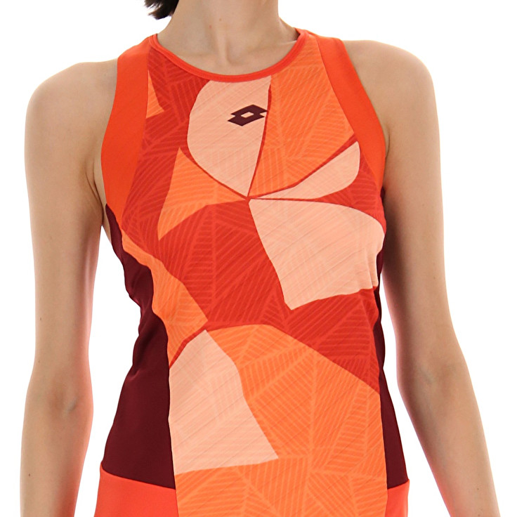 Women Lotto Tech W I - D3 Dress Orange | 14079-MJTD