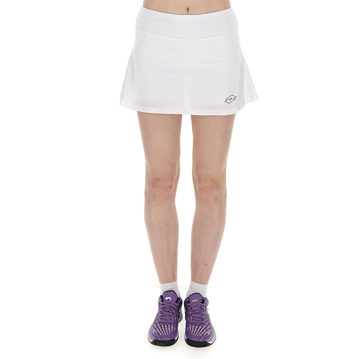 Women Lotto Tech W I - D4 Skirts White | 67589-PZRO